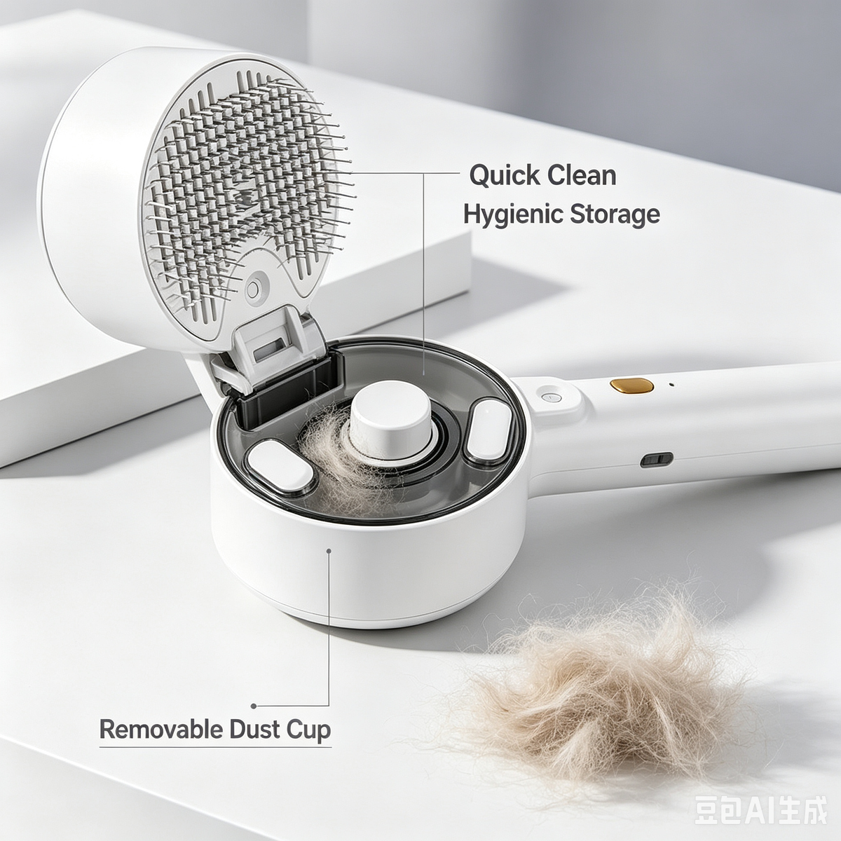 Pet hair brush for dogs and cats – suitable for all coat types