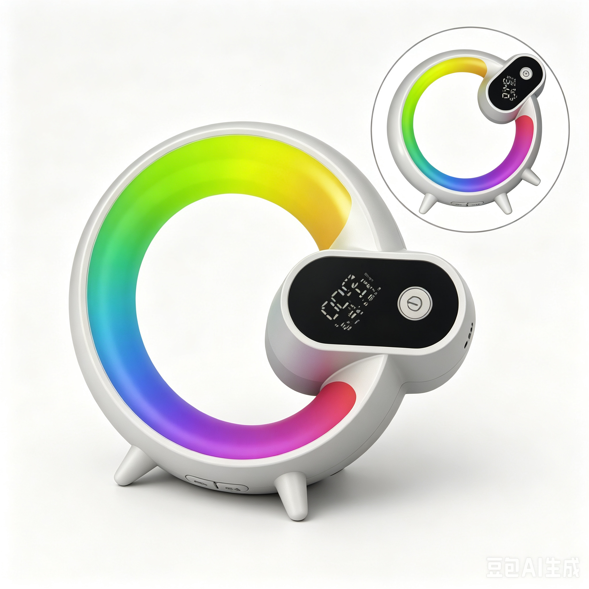 All-in-one smart bedside sunrise lamp – simulates natural sunlight for gentle wake-up