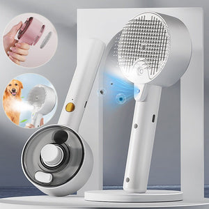 Steam Self-Cleaning Pet Hair Brush For dogs & cats - Arabixio store